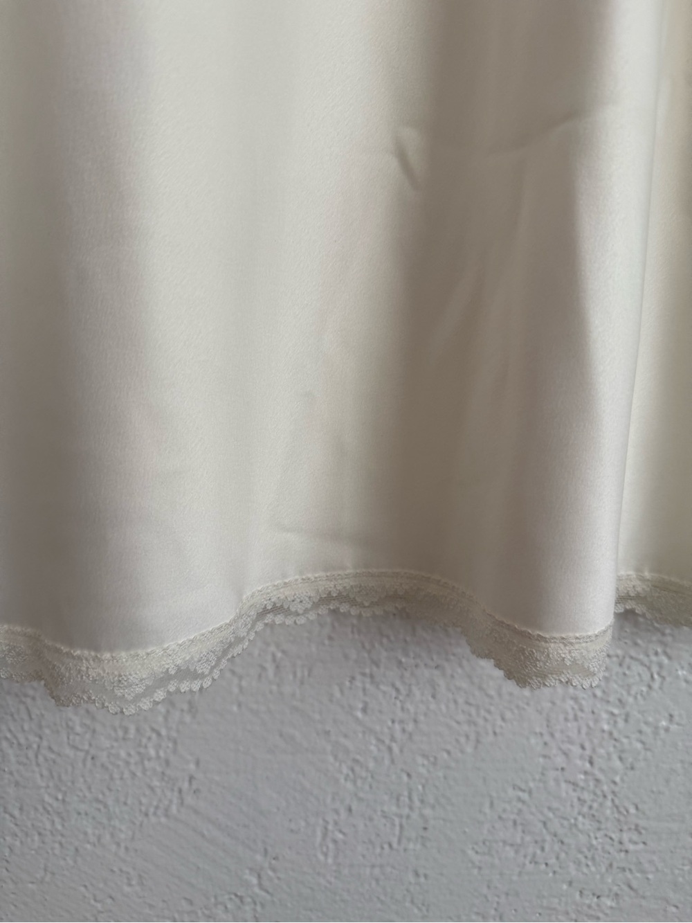 Lauren Ralph Lauren Bridal Satin Lace Chemise XS Ivory Night Cami Dress Elegant - Picture 3 of 6